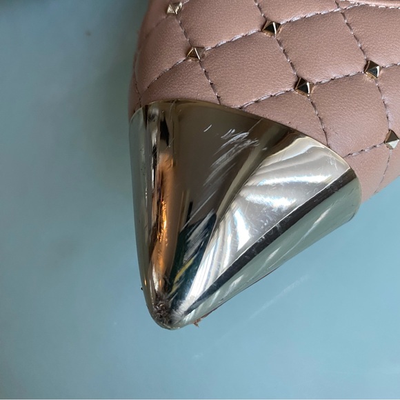 VALENTINO GARAVANI ROCKSTUD BALLERINA FLATS/METAL TOE CAP - Picture 4 of 10